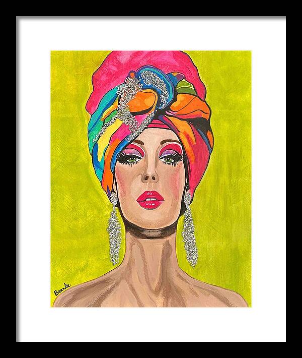 Kesha - Framed Print