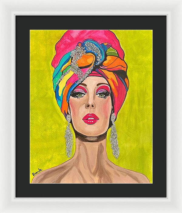 Kesha - Framed Print