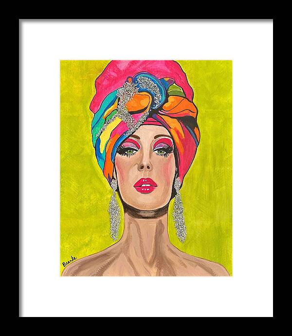 Kesha - Framed Print