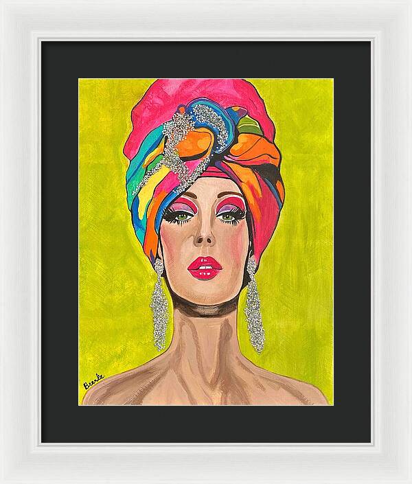 Kesha - Framed Print
