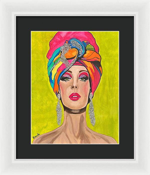 Kesha - Framed Print