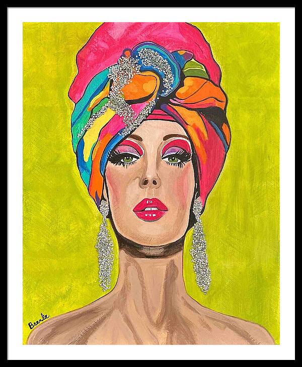 Kesha - Framed Print