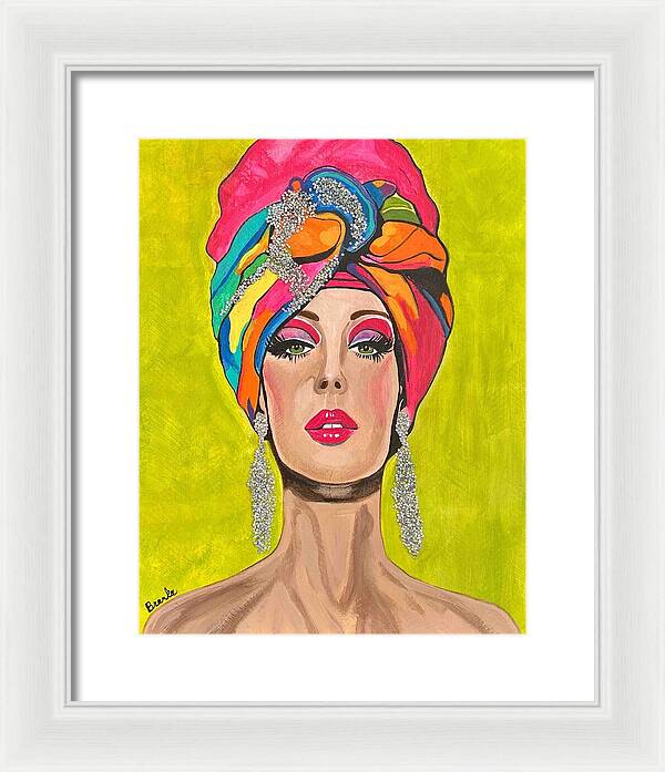 Kesha - Framed Print