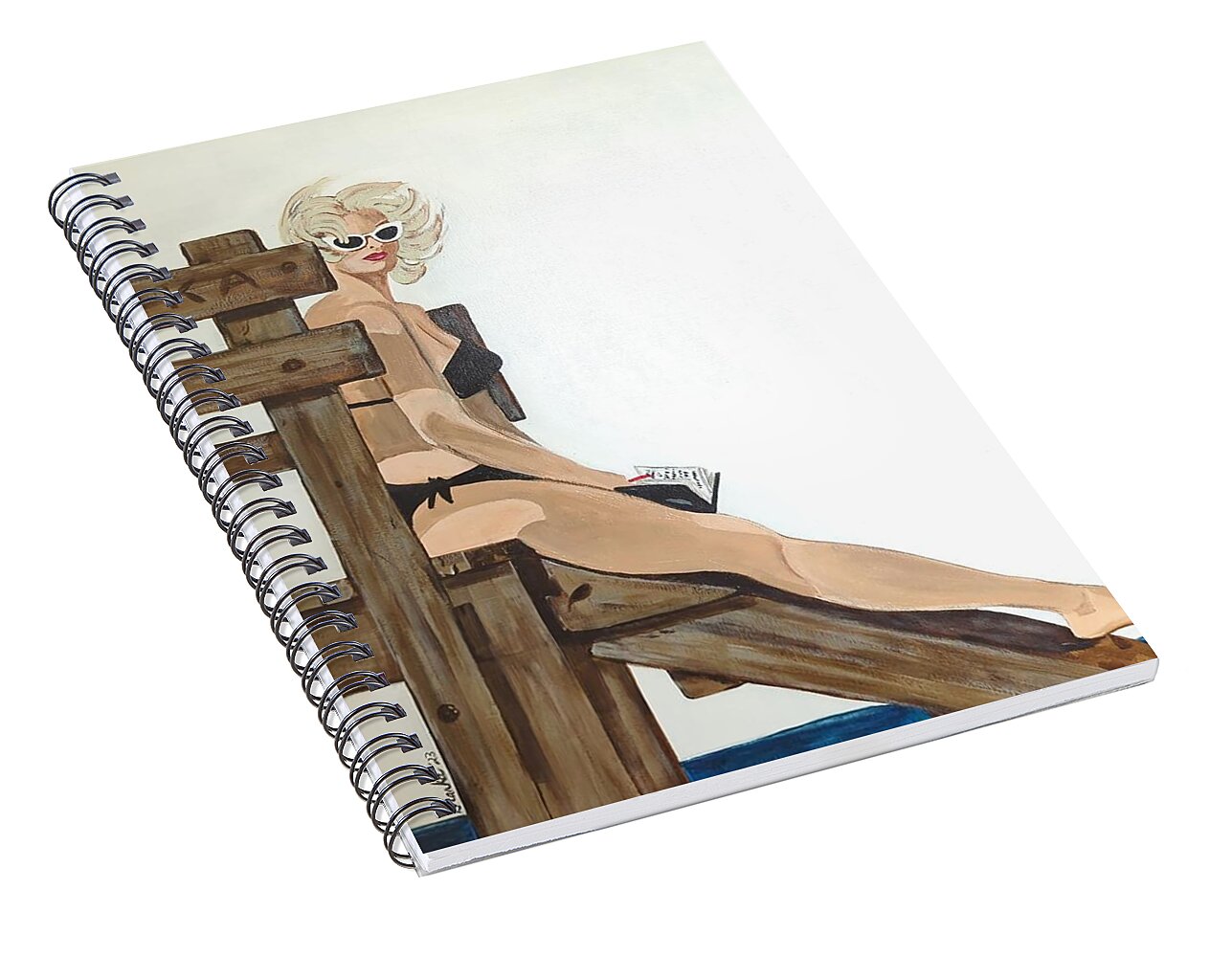 Lady Lake - Spiral Notebook