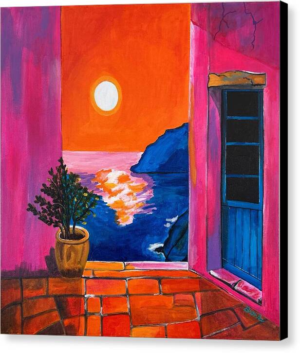 Million Dollar Sunset View - Canvas Print