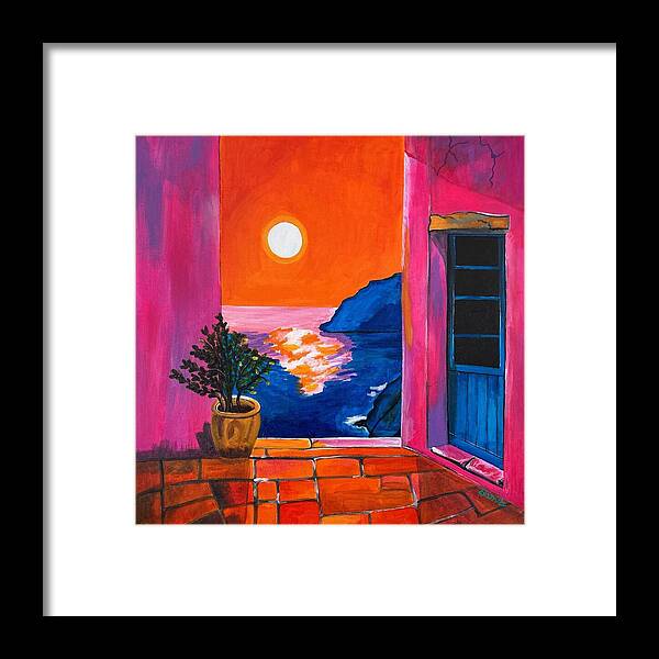 Million Dollar Sunset View - Framed Print