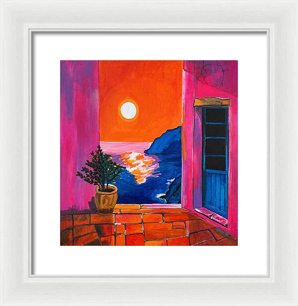 Million Dollar Sunset View - Framed Print