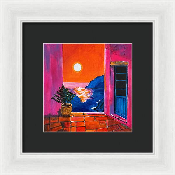 Million Dollar Sunset View - Framed Print