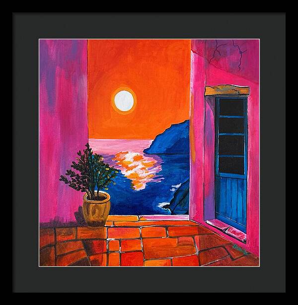 Million Dollar Sunset View - Framed Print