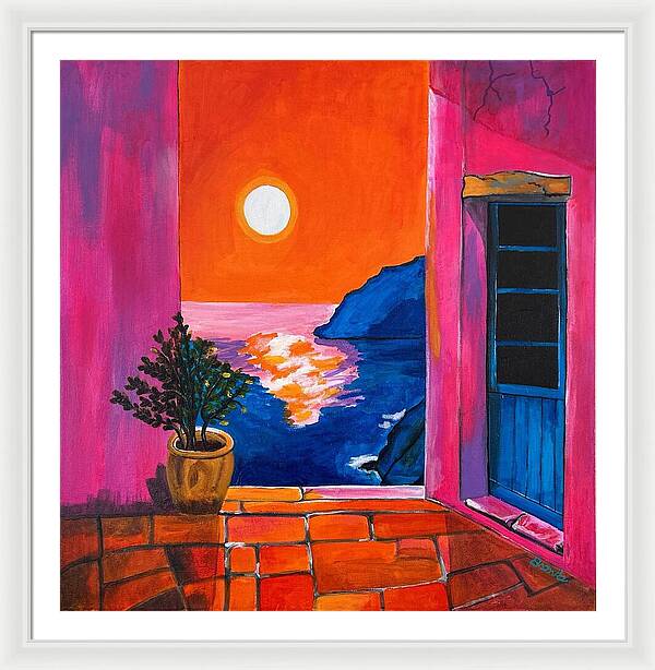Million Dollar Sunset View - Framed Print