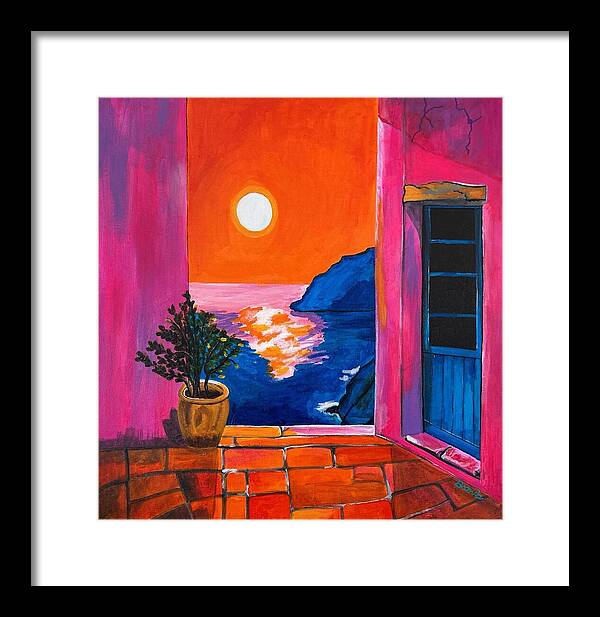Million Dollar Sunset View - Framed Print