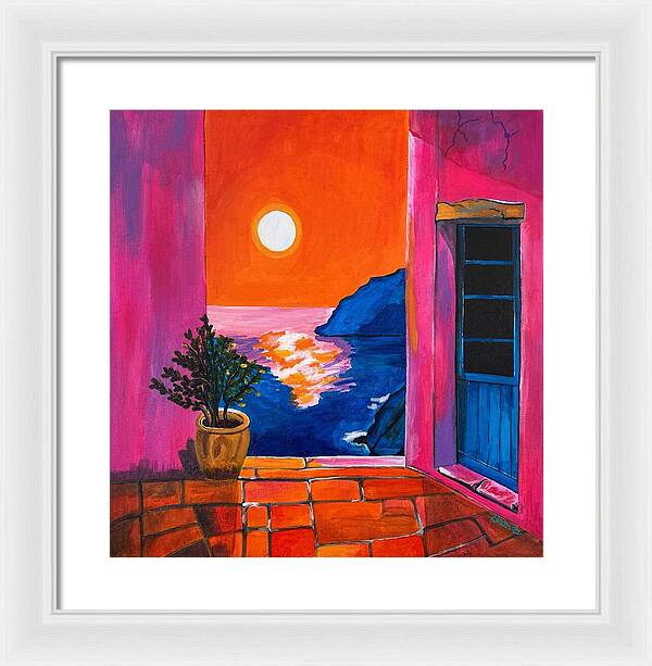 Million Dollar Sunset View - Framed Print