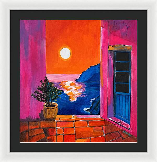 Million Dollar Sunset View - Framed Print