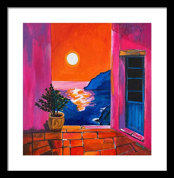Million Dollar Sunset View - Framed Print