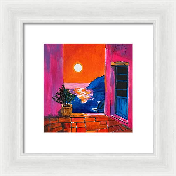 Million Dollar Sunset View - Framed Print