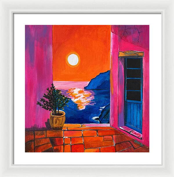 Million Dollar Sunset View - Framed Print
