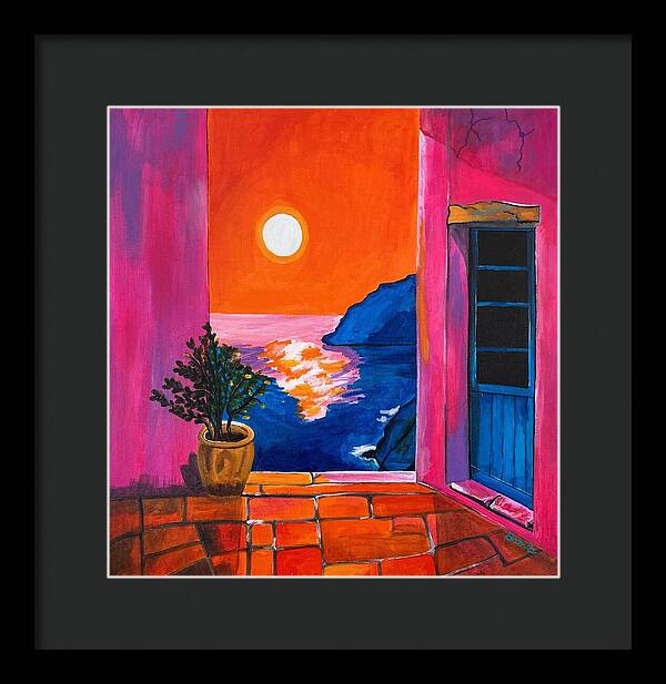 Million Dollar Sunset View - Framed Print