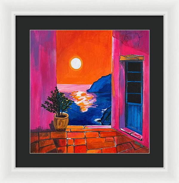 Million Dollar Sunset View - Framed Print