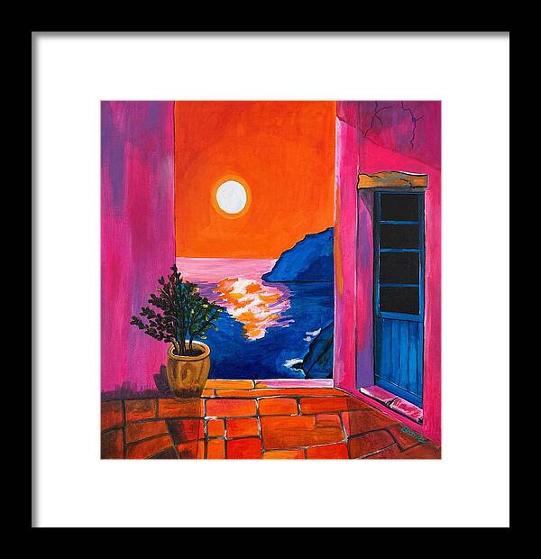 Million Dollar Sunset View - Framed Print
