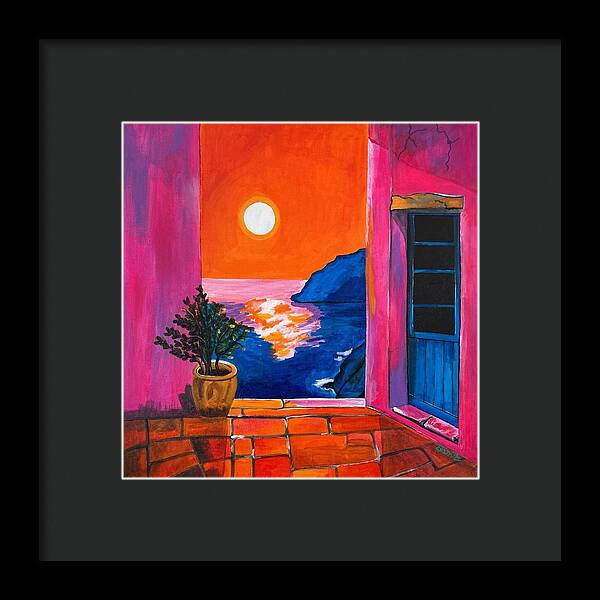 Million Dollar Sunset View - Framed Print