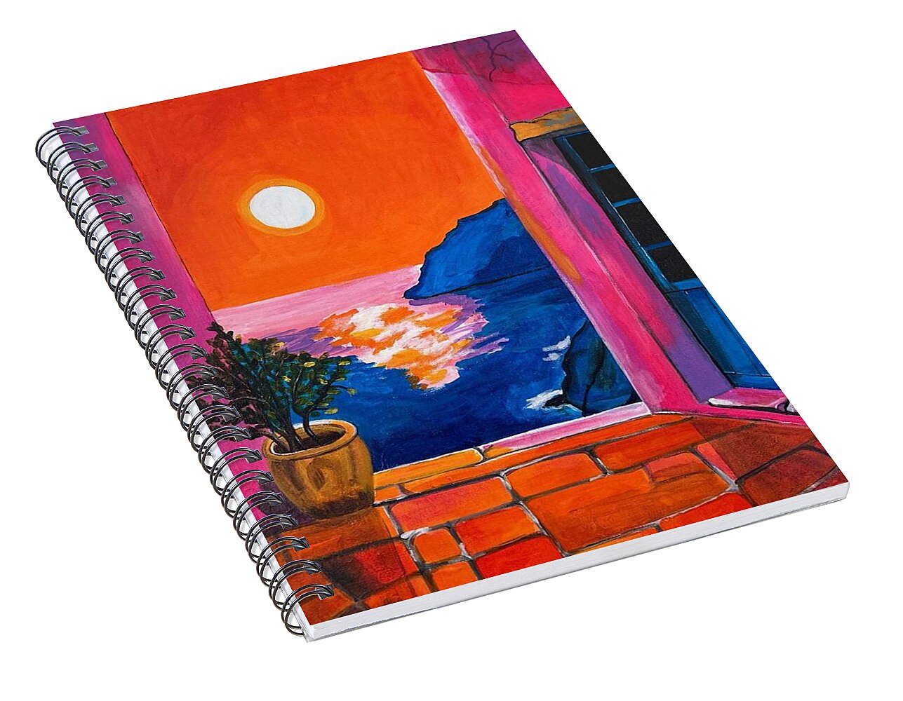 Million Dollar Sunset View - Spiral Notebook