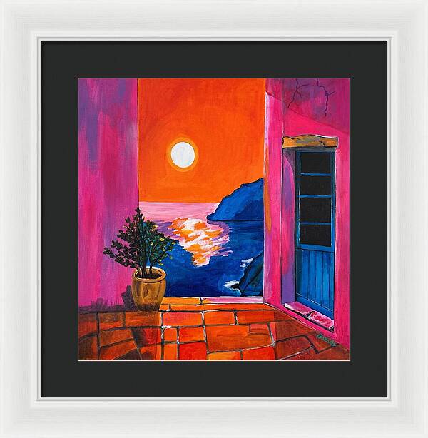 Million Dollar Sunset View - Framed Print