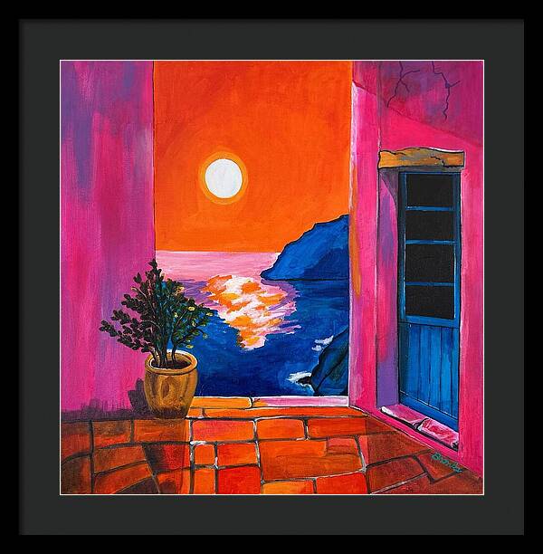 Million Dollar Sunset View - Framed Print