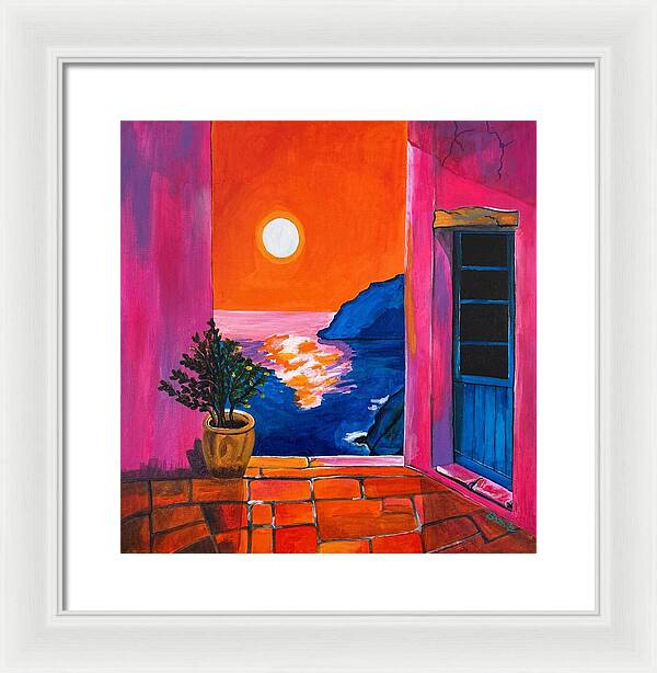 Million Dollar Sunset View - Framed Print
