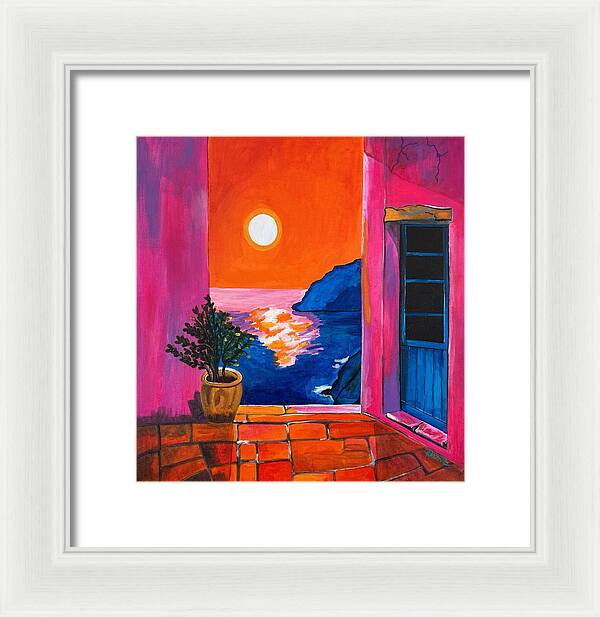 Million Dollar Sunset View - Framed Print