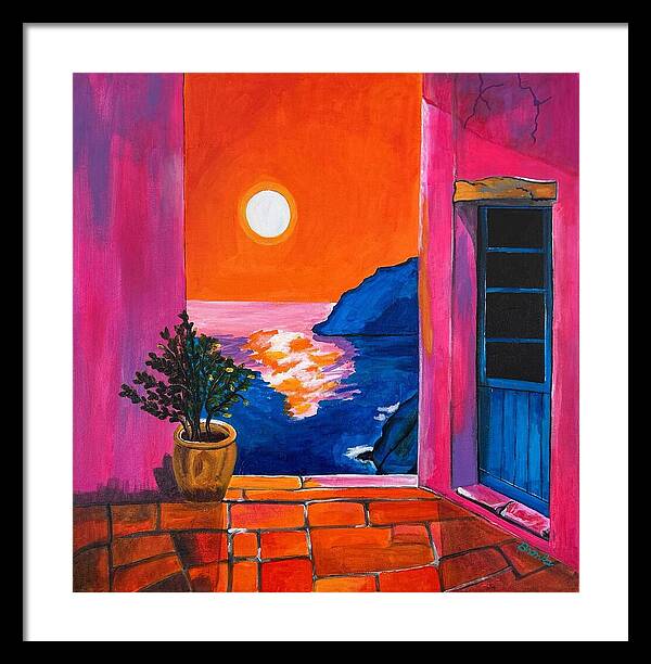 Million Dollar Sunset View - Framed Print