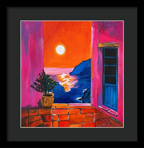 Million Dollar Sunset View - Framed Print