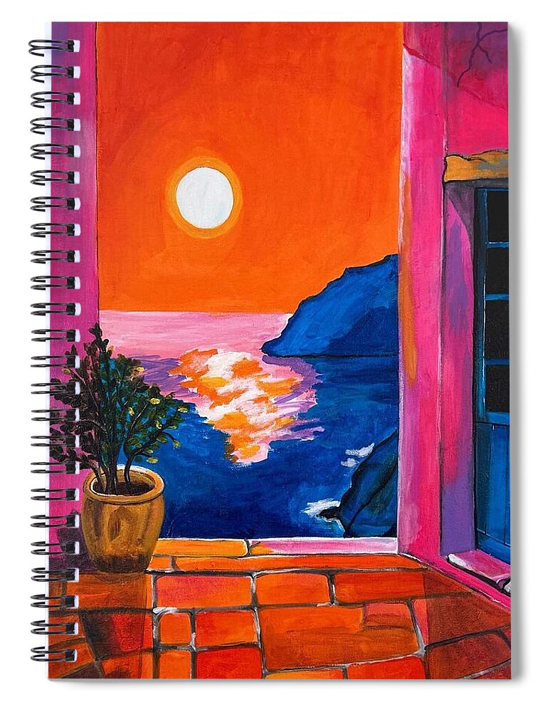 Million Dollar Sunset View - Spiral Notebook