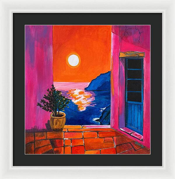 Million Dollar Sunset View - Framed Print