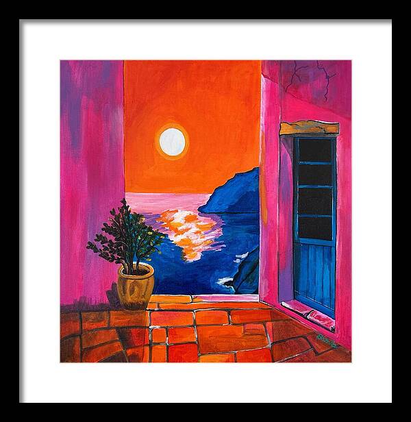 Million Dollar Sunset View - Framed Print
