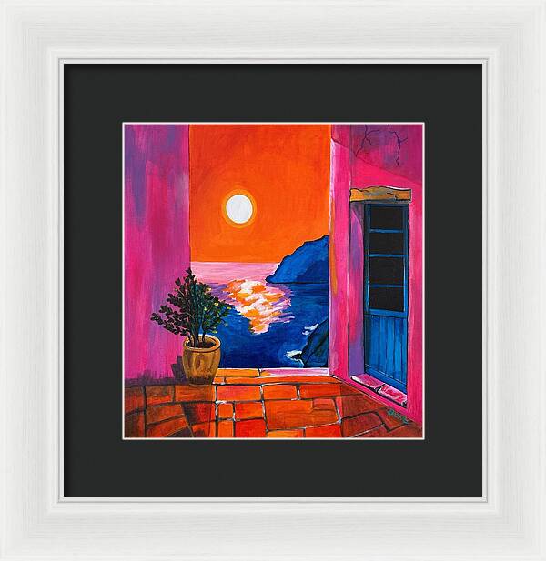 Million Dollar Sunset View - Framed Print