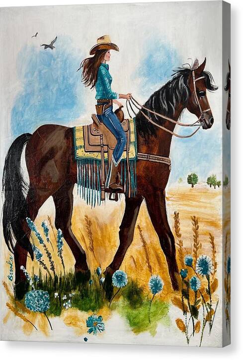 Riding Rayna - Canvas Print