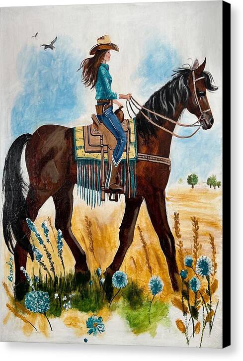 Riding Rayna - Canvas Print