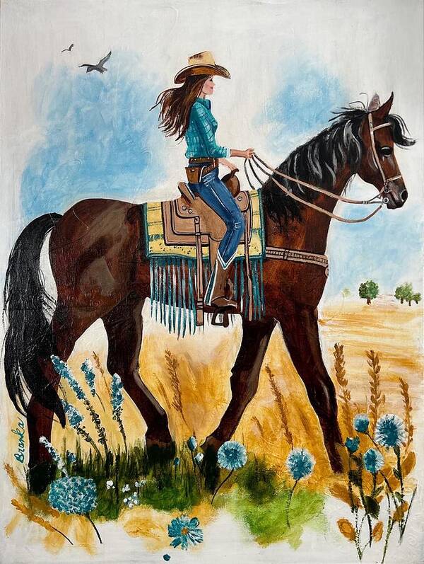 Riding Rayna - Art Print