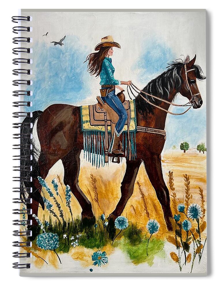 Riding Rayna - Spiral Notebook