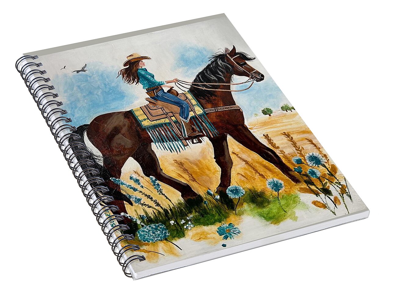 Riding Rayna - Spiral Notebook