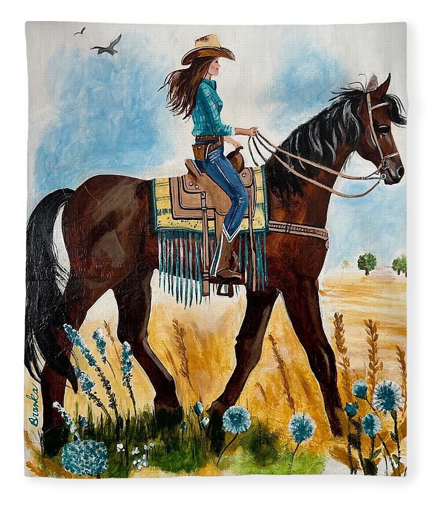 Riding Rayna - Blanket