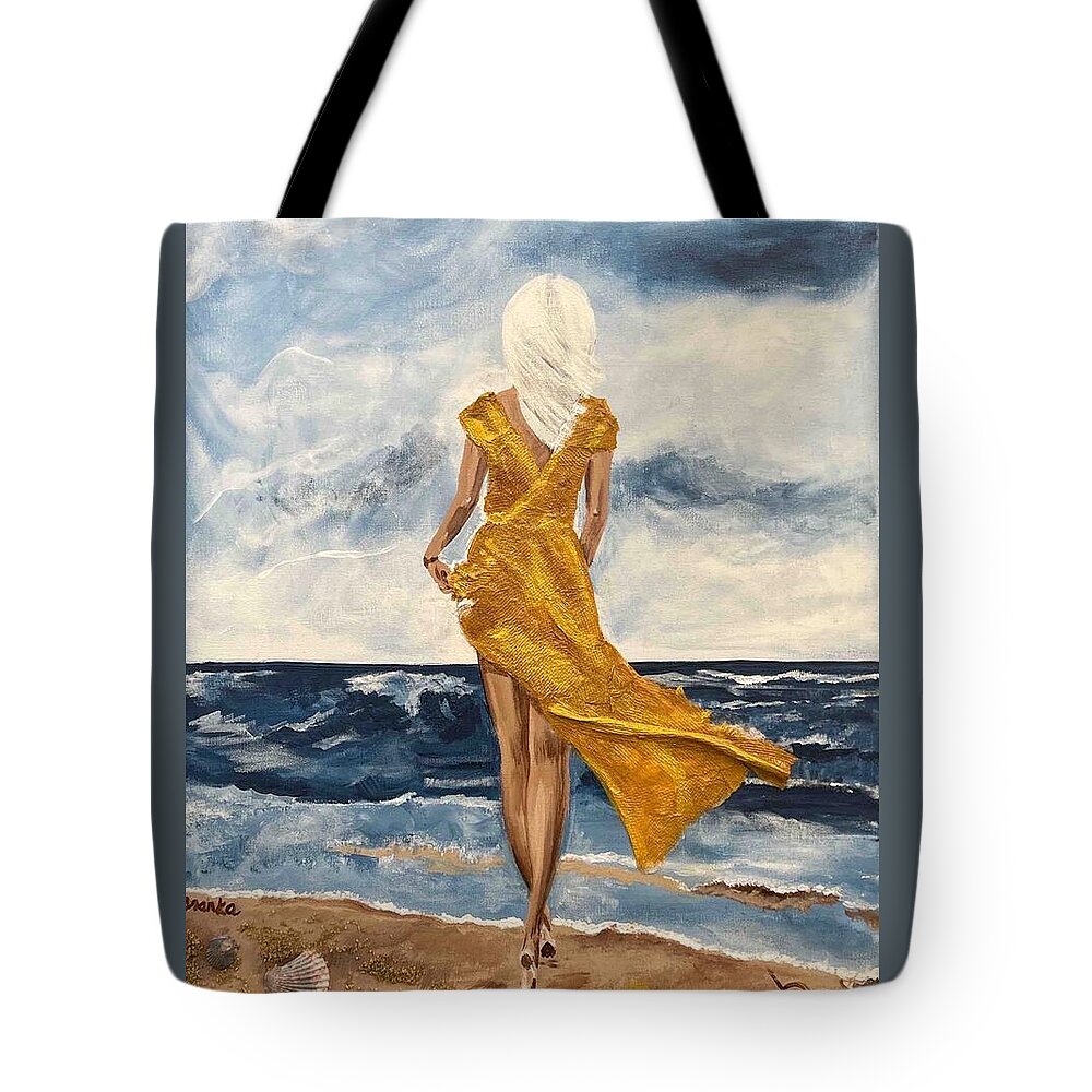 Sandy on the Beach - Tote Bag