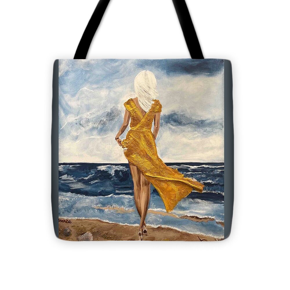 Sandy on the Beach - Tote Bag