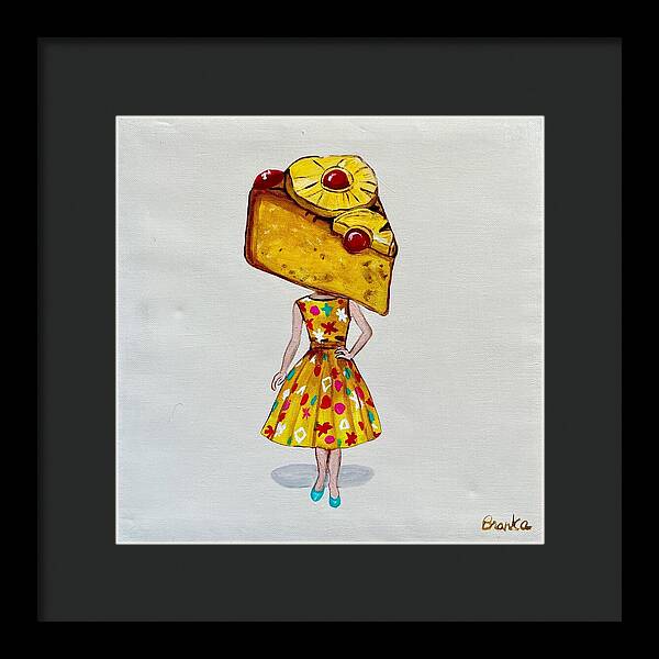 Sweetcakes Pineapple Upside Down - Framed Print