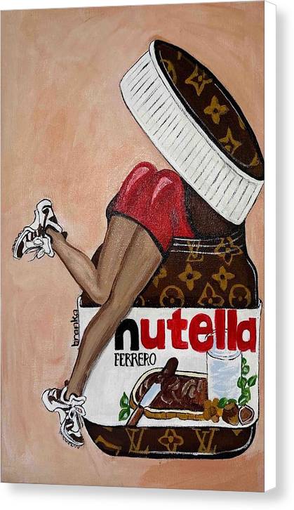 Nutella Nut - Canvas Print