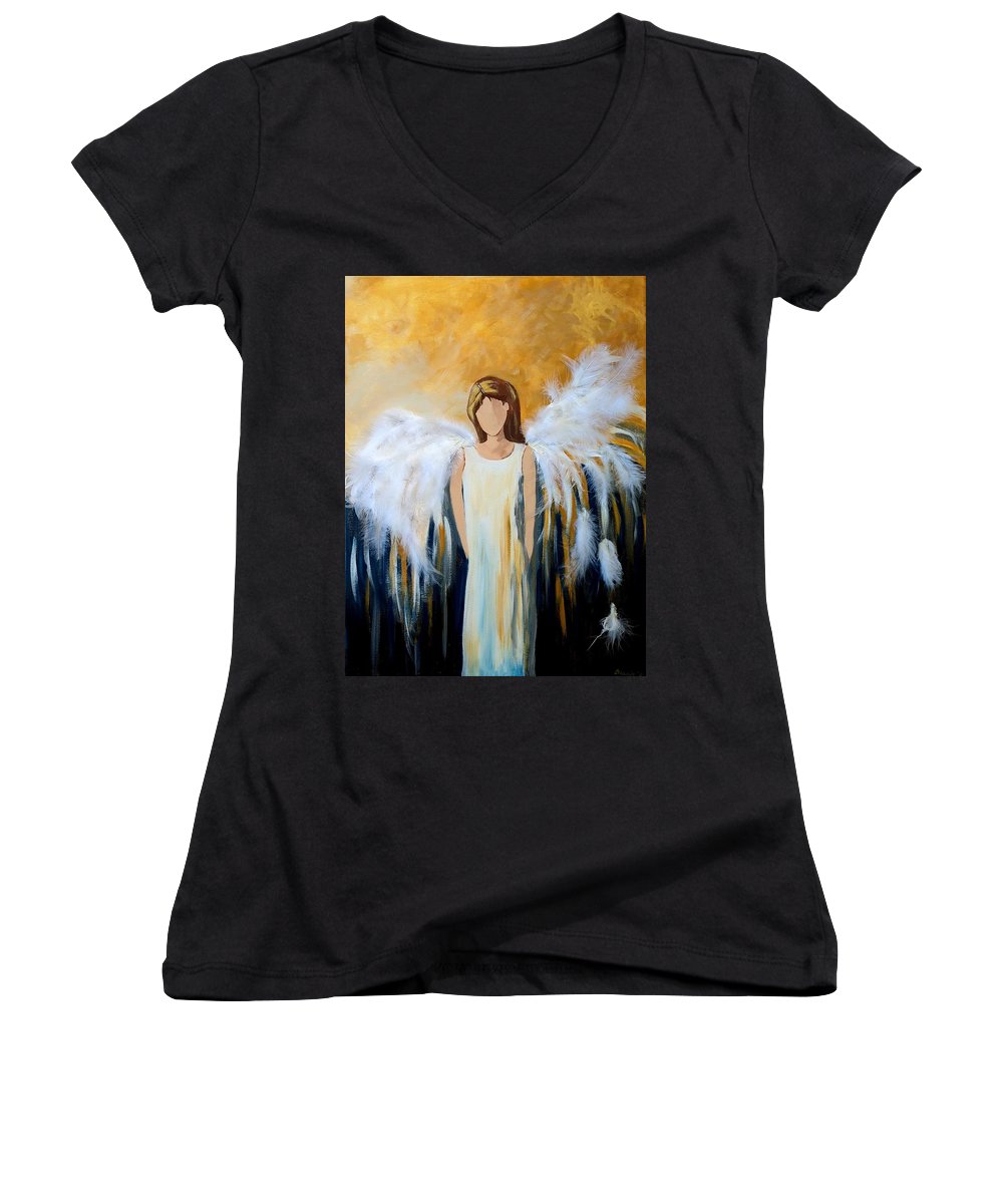 Angel Among Us - Women's V-Neck