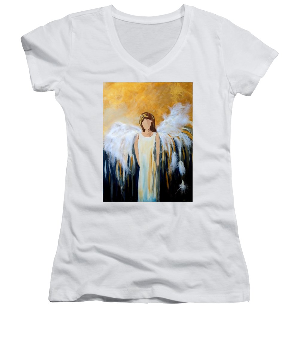 Angel Among Us - Women's V-Neck
