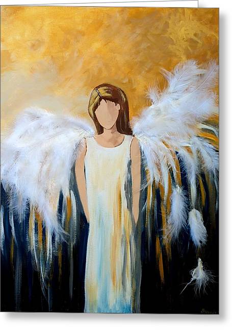 Angel Among Us - Greeting Card