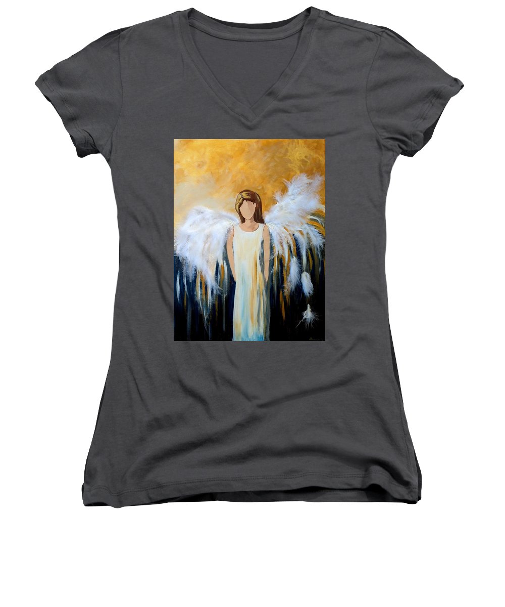 Angel Among Us - Women's V-Neck