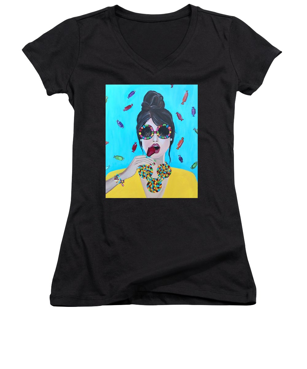 Candy Girl - Women's V-Neck